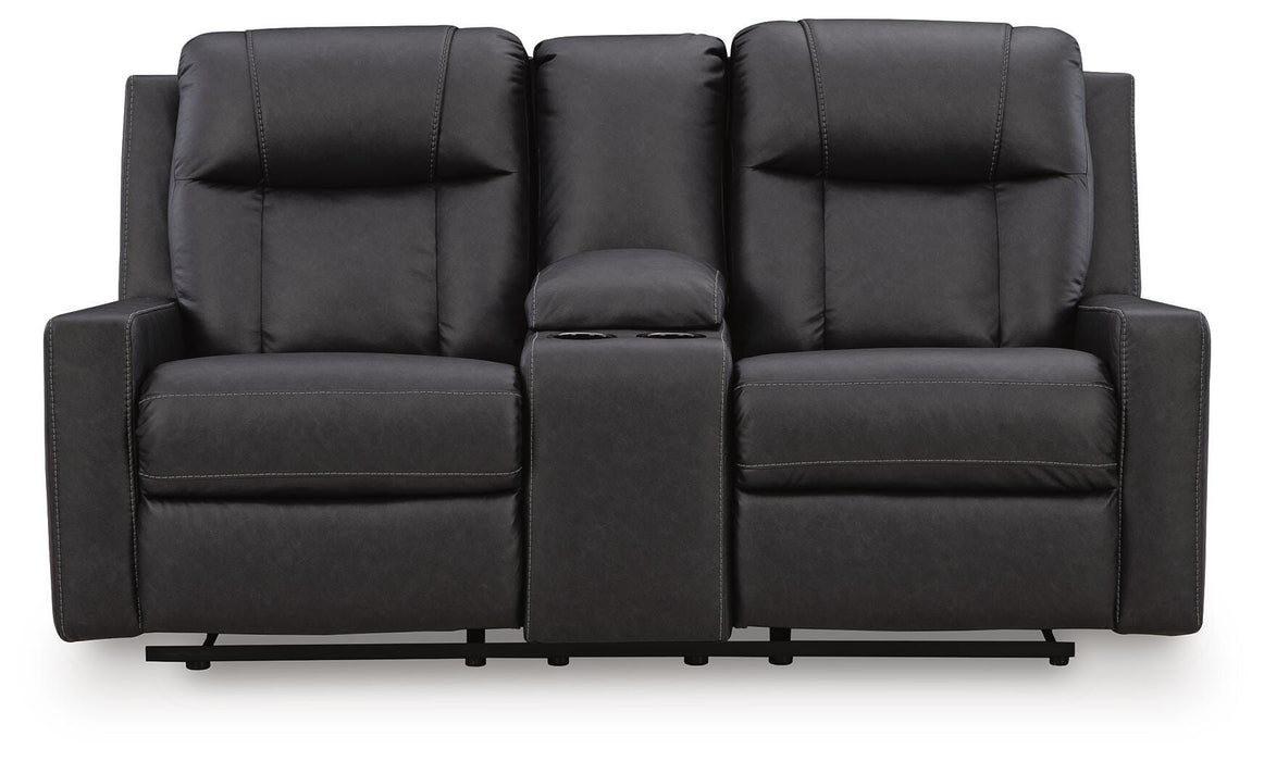 Five Star Furniture - Mackmenville Reclining Loveseat with Console