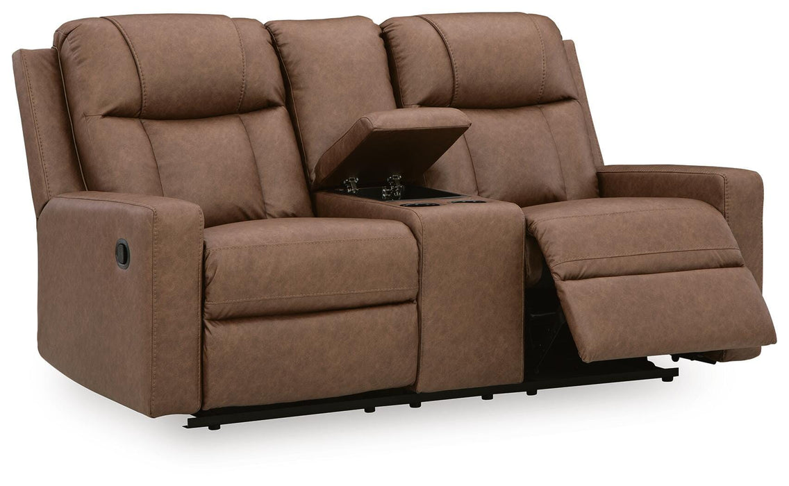 Five Star Furniture - Mackmenville Reclining Loveseat with Console