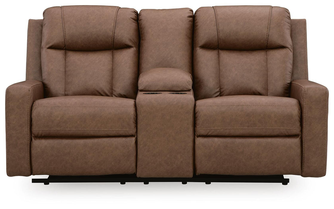 Five Star Furniture - Mackmenville Reclining Loveseat with Console
