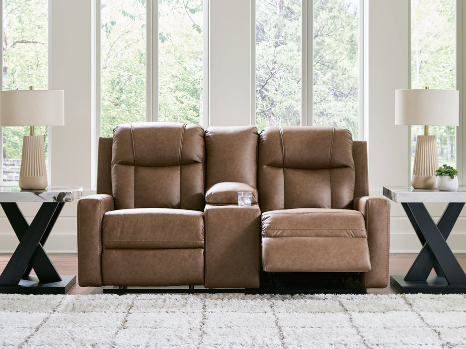 Five Star Furniture - Mackmenville Reclining Loveseat with Console