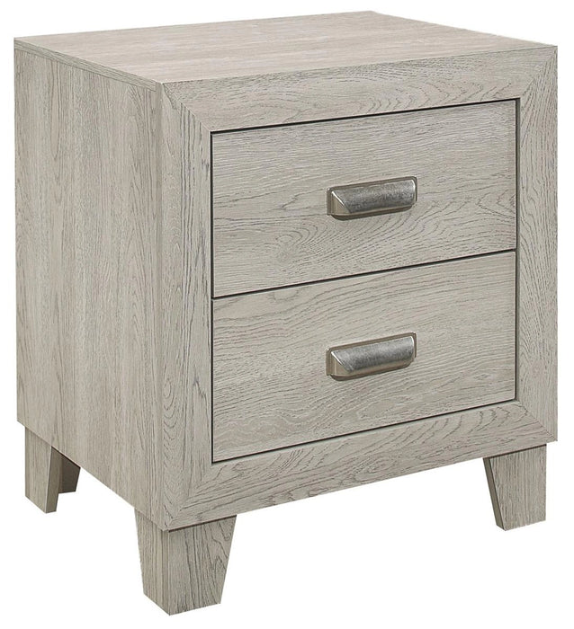 Five Star Furniture - Quinby 2 Drawer Nightstand in Light Brown 1525-4