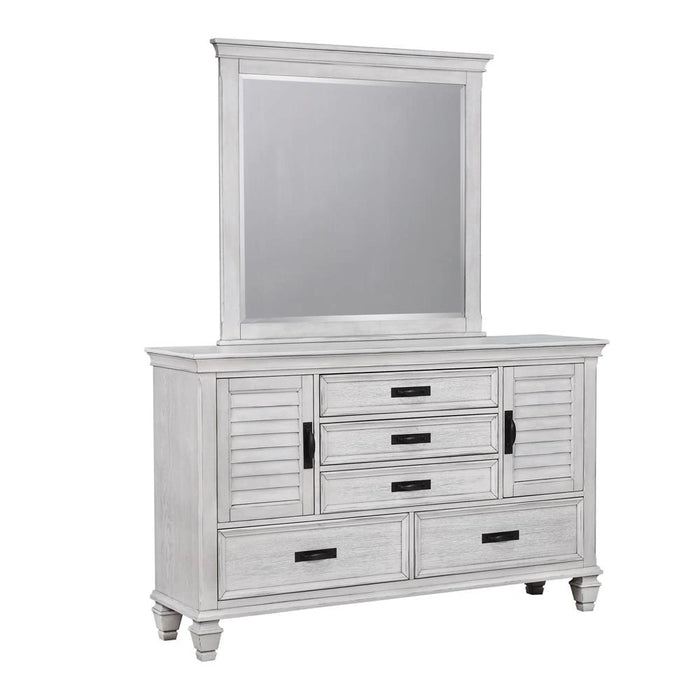 Five Star Furniture - Franco Rectangular Dresser Mirror Antique White