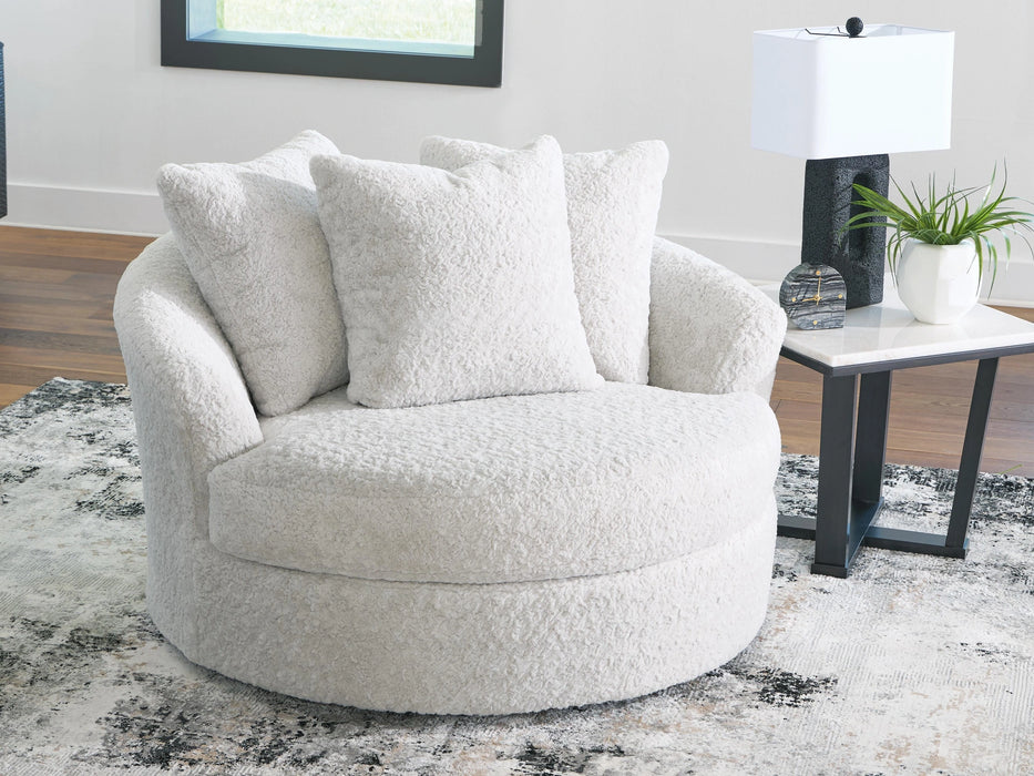 Five Star Furniture - Cuddle Plush Oversized Swivel Accent Chair