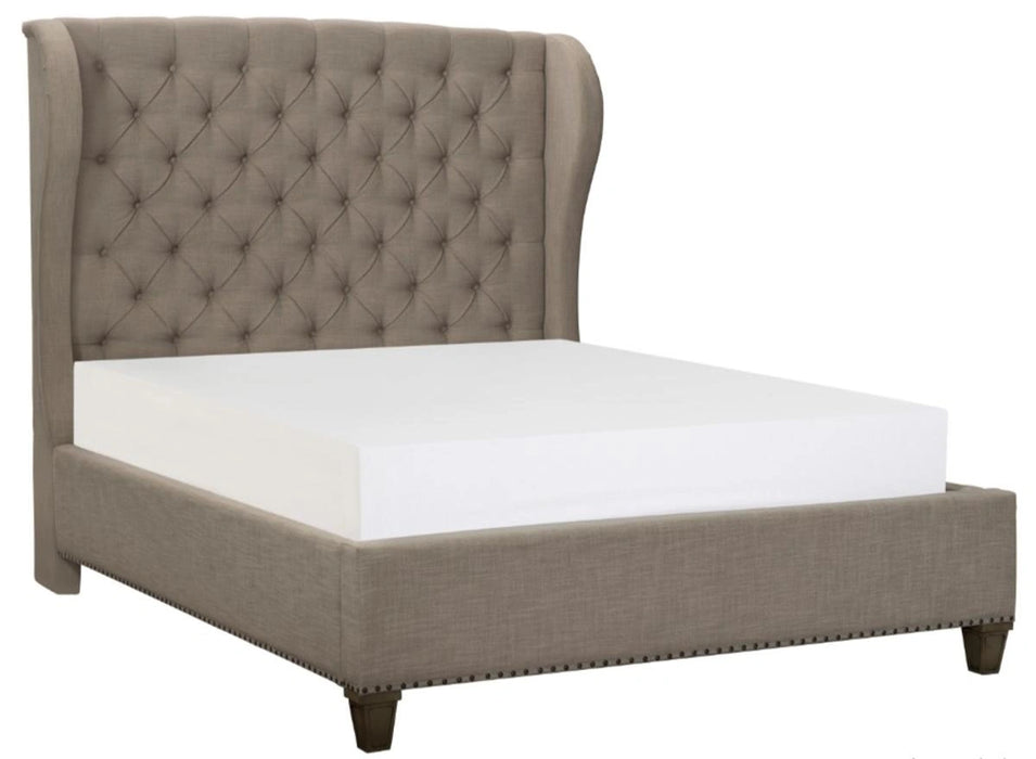 Five Star Furniture - Vermillion King Upholstered Panel Bed in Gray 5442K-1EK*