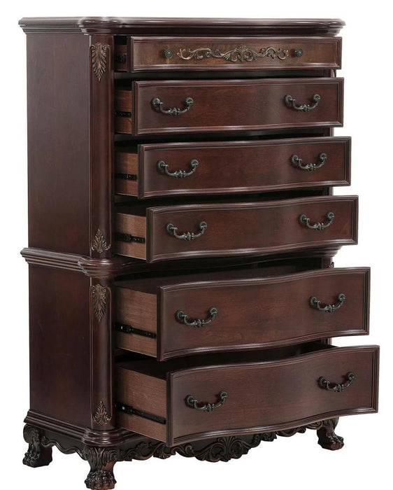 Five Star Furniture - Deryn Park 6 Drawer Chest in Cherry 2243-9