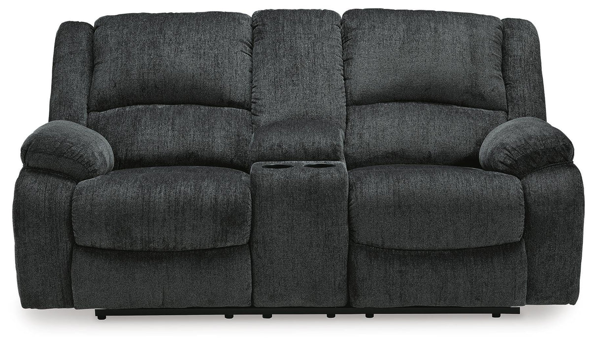 Five Star Furniture - Draycoll Reclining Loveseat with Console