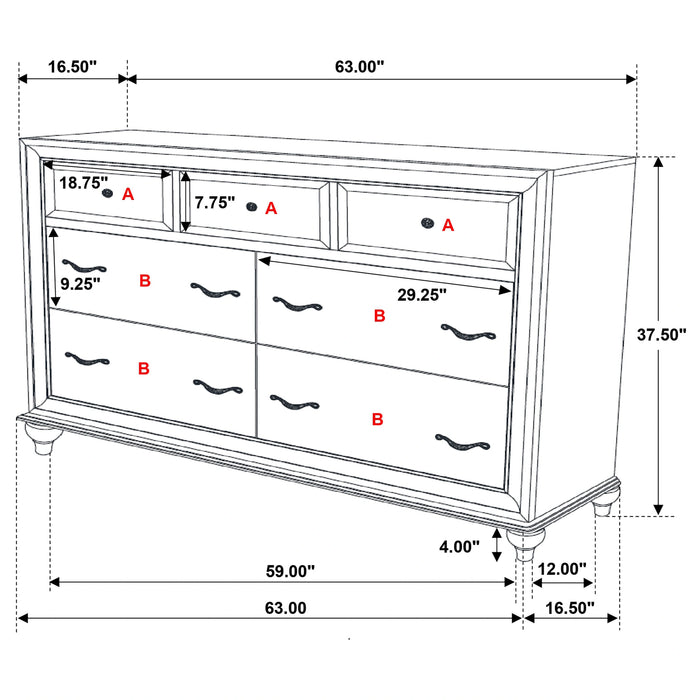 Five Star Furniture - Barzini Bedroom Set