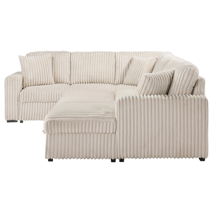 Five Star Furniture - Devonshire Pull-Out Sleeper Sectional Sofa