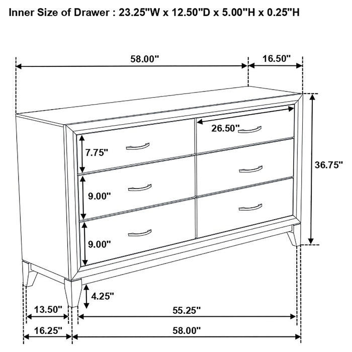 Five Star Furniture - Watson Dresser
