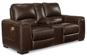 Five Star Furniture - Alessandro Power Reclining Loveseat with Console