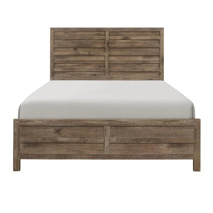 Five Star Furniture - Mandan Full Panel Bed in Weathered Pine 1910F-1*
