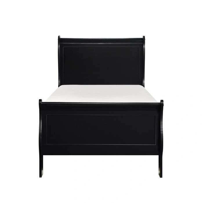 Five Star Furniture - Mayville Twin Sleigh Bed in Black 2147TBK-1
