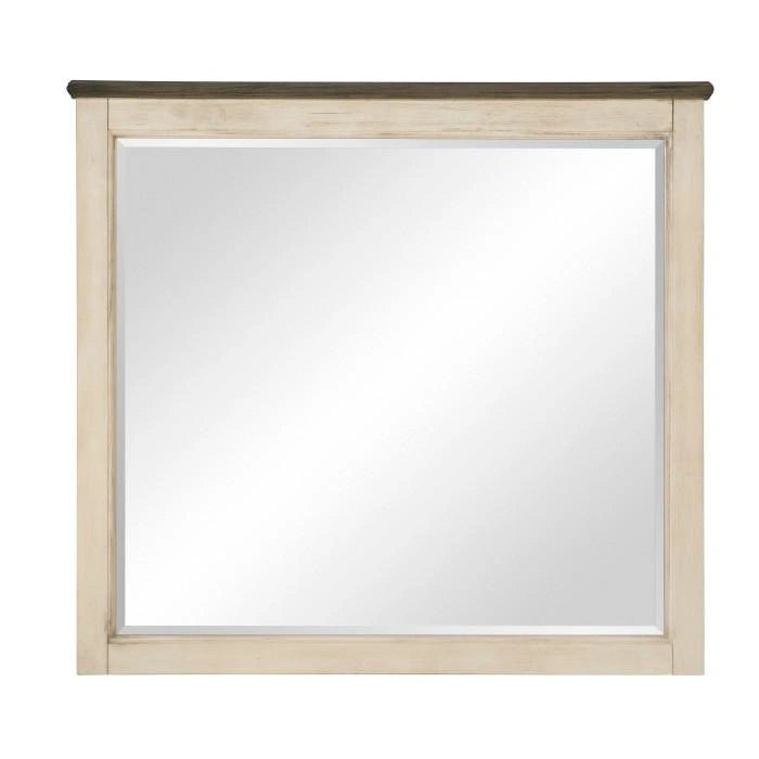 Five Star Furniture - Weaver Mirror in Antique white 1626-6