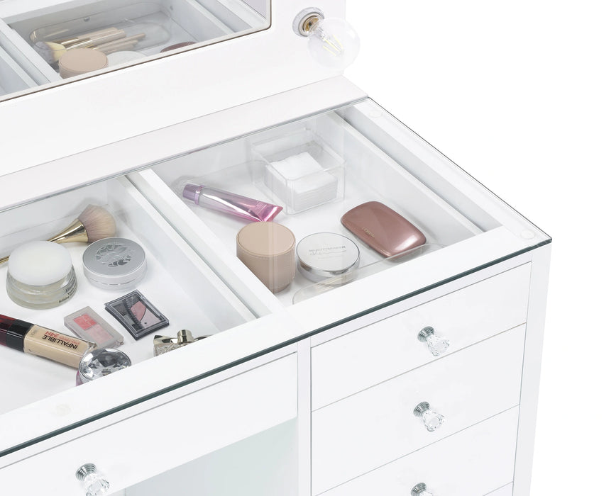 Five Star Furniture - Acena Makeup Vanity Table with LED Mirror