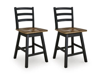 Five Star Furniture - Wildenauer Counter Height Swivel Barstool
