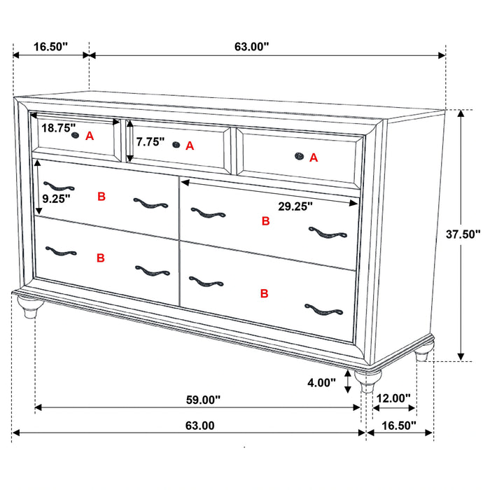 Five Star Furniture - Barzini Bedroom Set