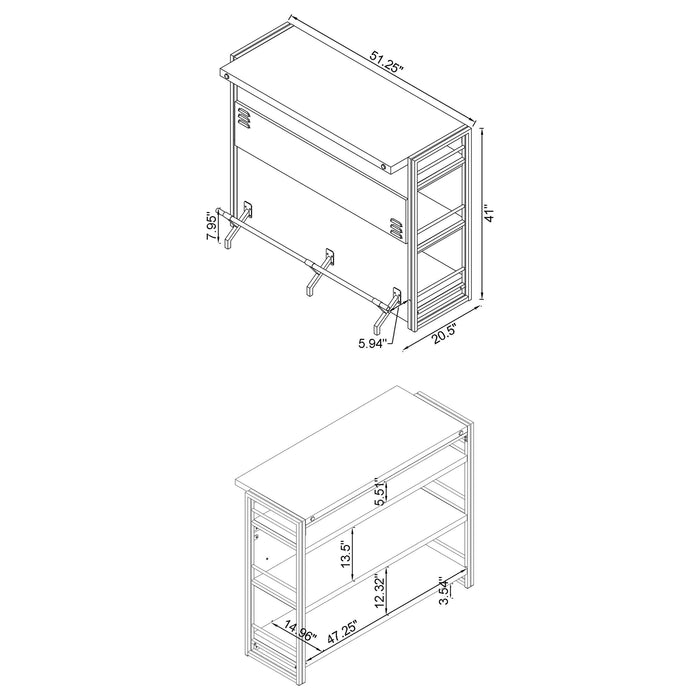 Five Star Furniture - Renaldi Home Bar