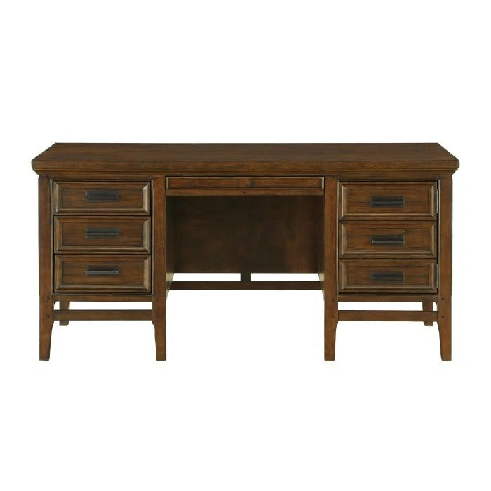 Five Star Furniture - Frazier Executive Desk in Brown Cherry 1649-17