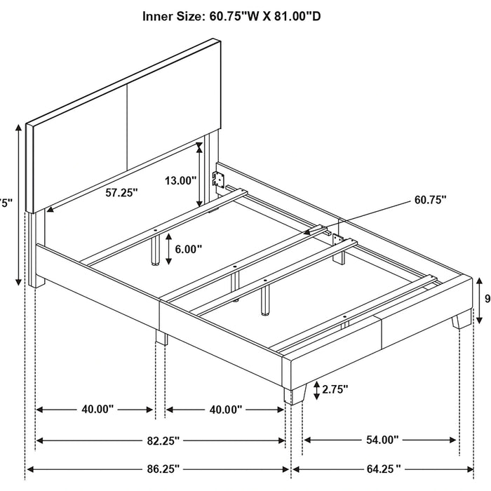 Five Star Furniture - Dorian Panel Bed