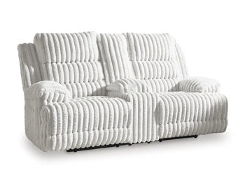 Five Star Furniture - Rhines Falls Power Reclining Loveseat with Console