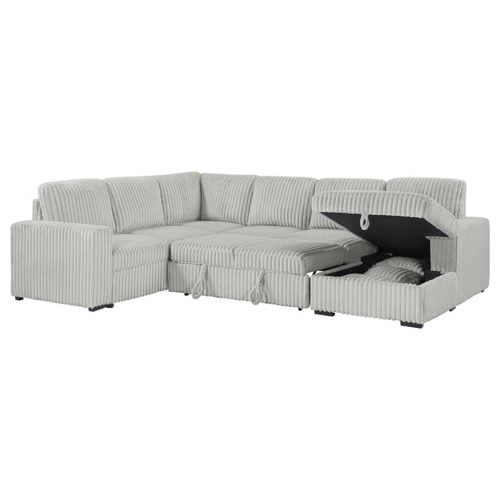Five Star Furniture - Devonshire Pull-Out Sleeper Sectional Sofa