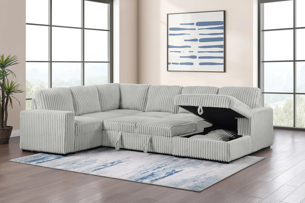 Five Star Furniture - Devonshire Pull-Out Sleeper Sectional Sofa