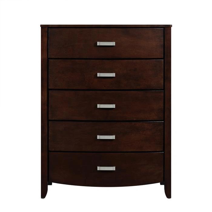Five Star Furniture - Lyric 5 Drawer Chest in Dark Espresso 1737NC-9