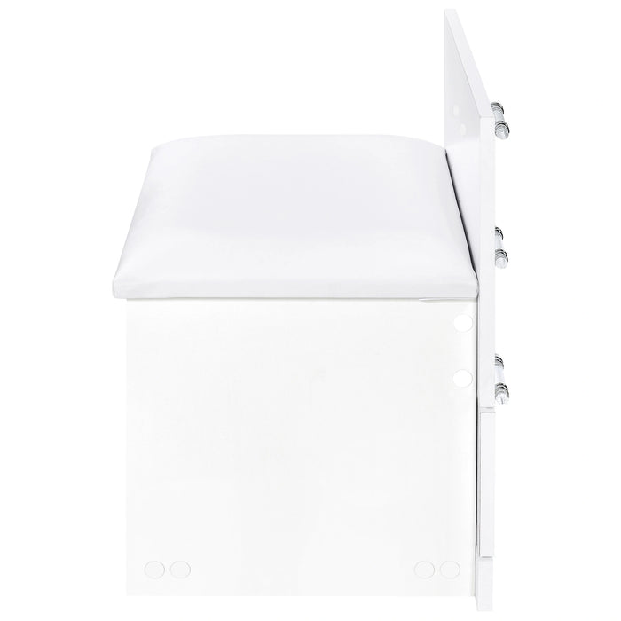 Five Star Furniture - Danbury Makeup Vanity Table with LED Mirror and Stool