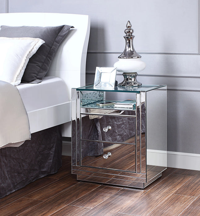 Five Star Furniture - Nysa Mirrored & Faux Crystals Accent Table