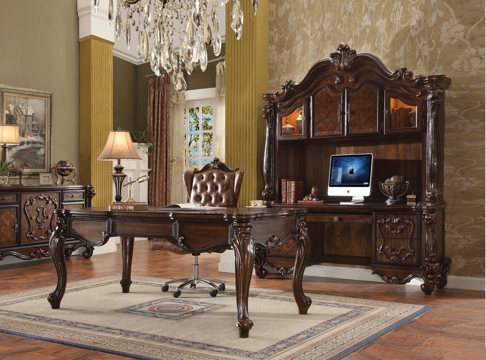 Five Star Furniture - Versailles Cherry Oak Computer Desk & Hutch