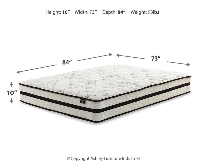 Five Star Furniture - Chime 10 Inch Hybrid Mattress Package