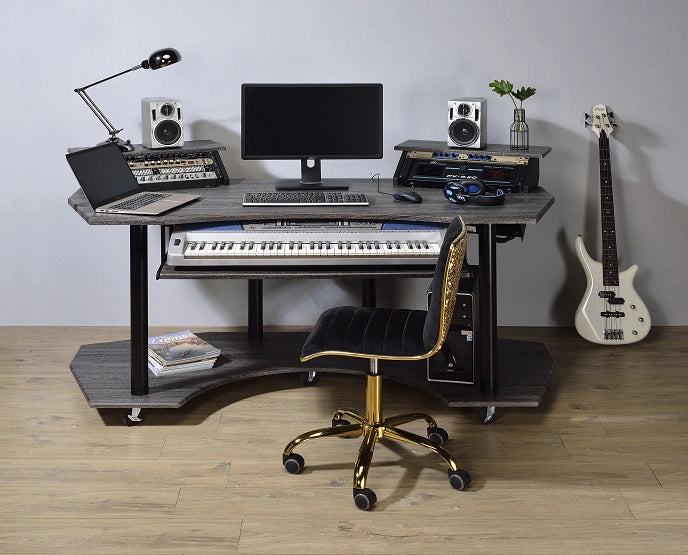 Five Star Furniture - Eleazar Black Oak Computer Desk