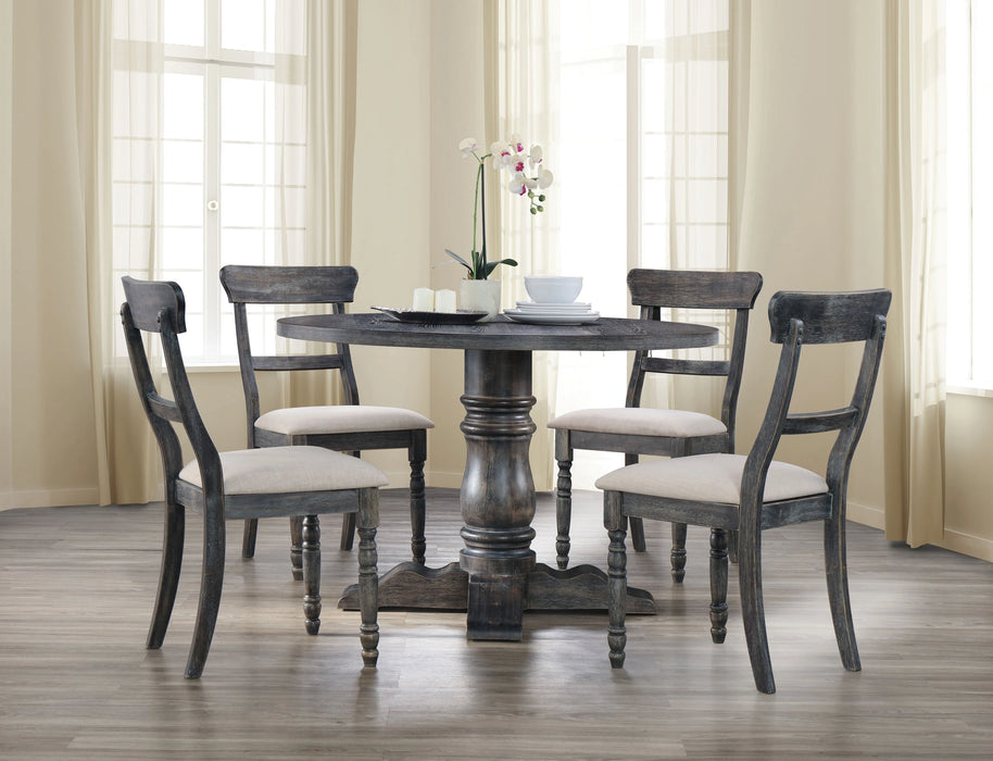 Five Star Furniture - Leventis Weathered Gray Dining Table