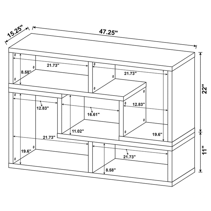 Five Star Furniture - Velma Bookshelf Console