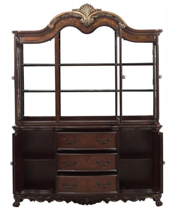 Five Star Furniture - Deryn Park Buffet and Hutch in Dark Cherry 2243-50*