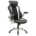 Five Star Furniture - Dustin Adjustable Height Office Chair Black and Silver image