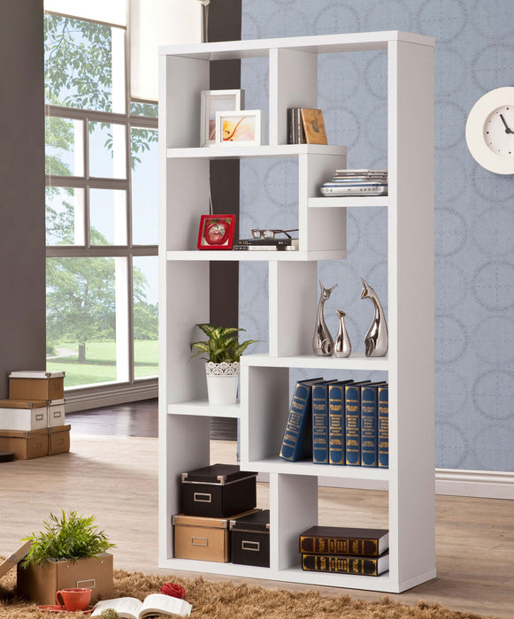 Five Star Furniture - Theo 10-shelf Bookcase Weathered Grey