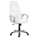 Five Star Furniture - Bruce Adjustable Height Office Chair White and Silver image