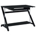 Five Star Furniture - Mallet Computer Desk with Bottom Shelf Black image