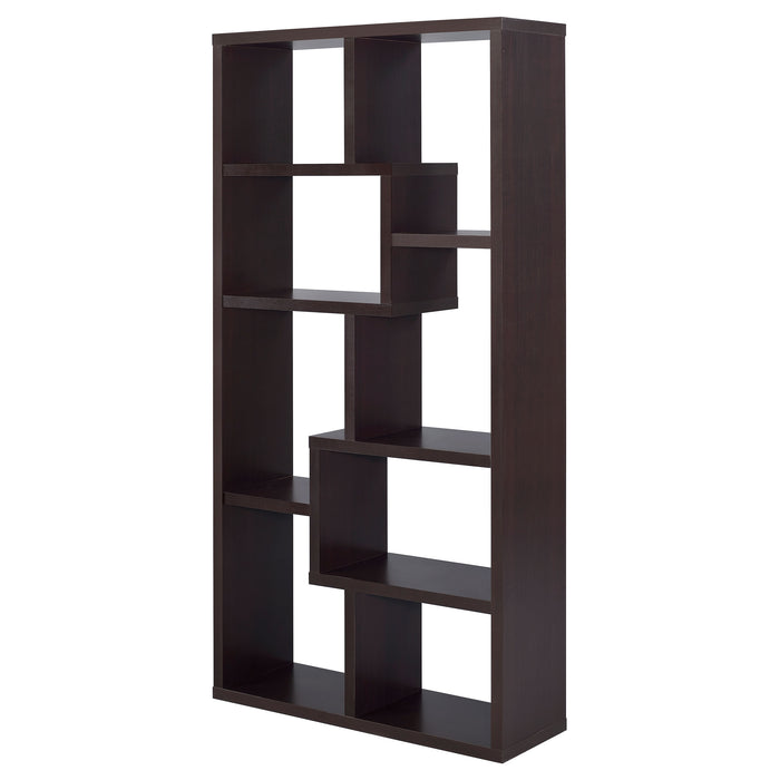 Five Star Furniture - Theo 10-shelf Bookcase Weathered Grey