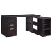 Five Star Furniture - Yvette L-shape Office Desk Cappuccino image