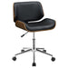 Five Star Furniture - Addington Adjustable Height Office Chair Black and Chrome image