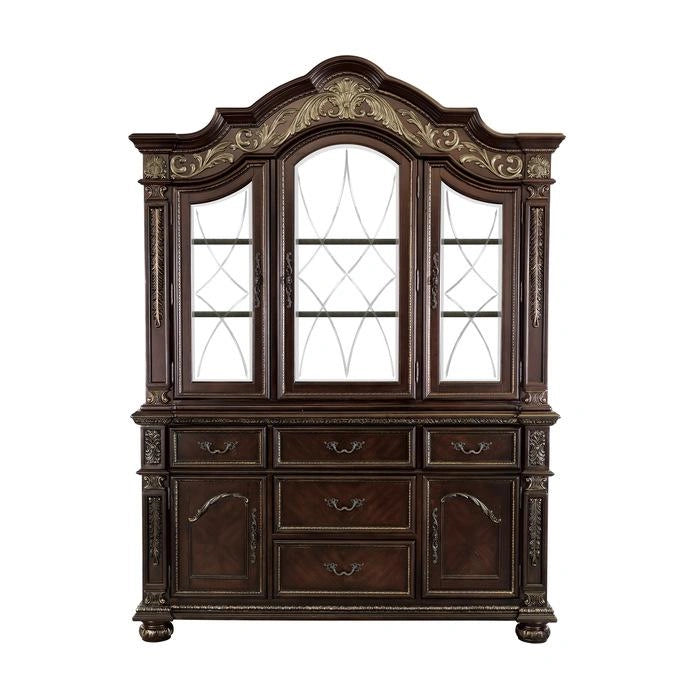 Five Star Furniture - Catalonia Buffet with Hutch in Cherry 1824-50-55