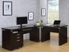 Five Star Furniture - Skylar 2-piece Home Office Set L-Shape Desk with File Cabinet Cappuccino image