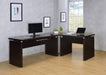 Five Star Furniture - Skylar Engineered Wood L-Shape Computer Desk Cappuccino image