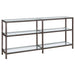 Five Star Furniture - Kate 2-tier Bookcase Black Nickel image