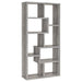 Five Star Furniture - Theo 10-shelf Bookcase Grey Driftwood image