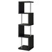 Five Star Furniture - Baxter 4-shelf Bookcase Black and Chrome image