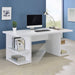 Five Star Furniture - Alice Writing Desk White with Open Shelves image