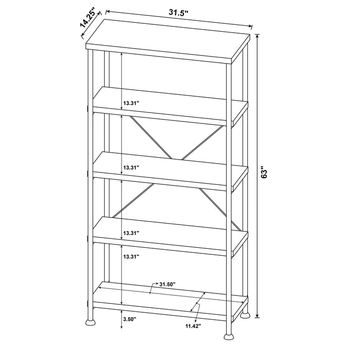 Five Star Furniture - Analiese Bookshelf